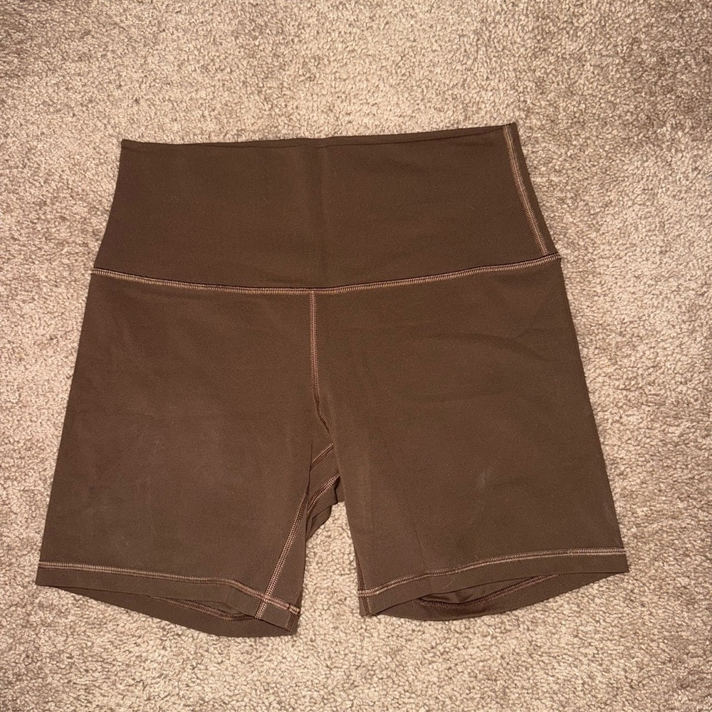 lululemon athletica Brown Bike Shorts